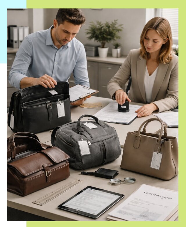 Сертификация сумок в Верхнем Уфалее от 7676 руб. | Алешин-Врф