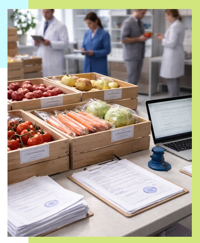 Сертификация овощей и фруктов в Верхнем Уфалее от 8699 р. | Алешин-Врф