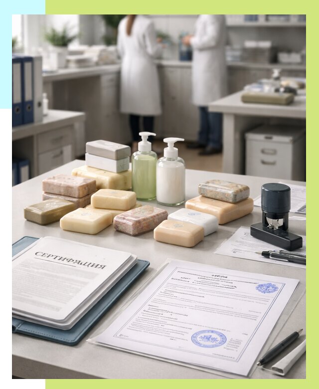 Сертификация мыла и сертификат на мыло в Верхнем Уфалее от 12281 | Алешин-Врф