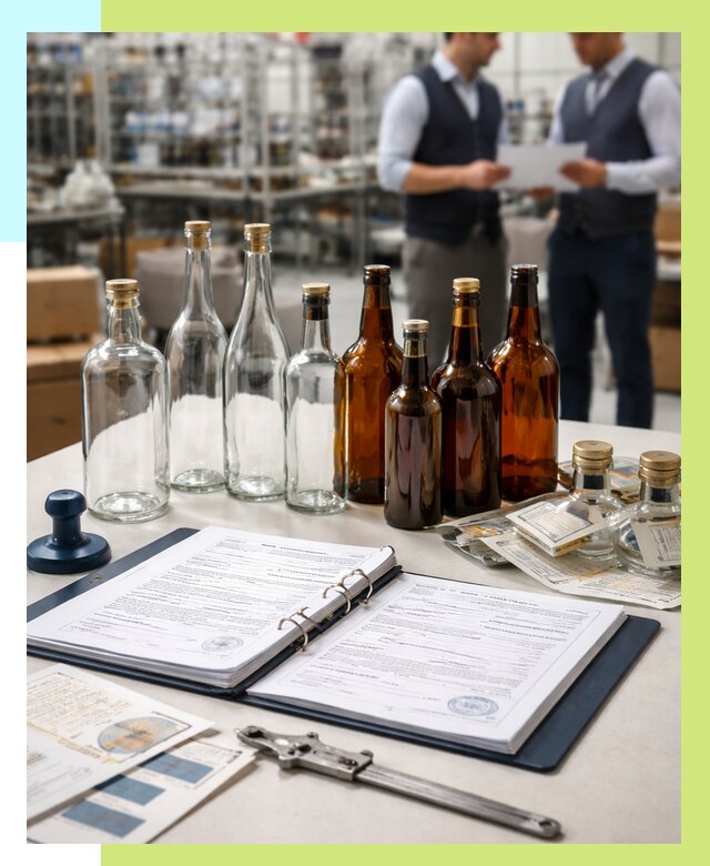 Сертификация стеклянных бутылок в Верхнем Уфалее от 25585 р. | Алешин-Врф
