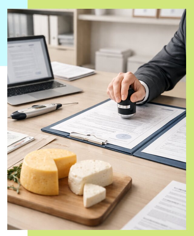 Сертификация сыров в Верхнем Уфалее от 15351 р | Сертификат на сыр Алешин-Врф