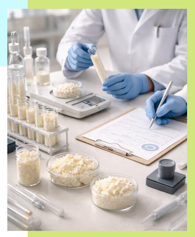 Сертификация творога в Верхнем Уфалее от 12281 р. под ключ | Алешин-Врф
