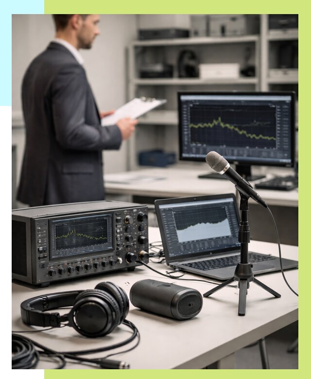 Сертификация аудиотехники в Верхнем Уфалее от 15351 р., Алешин-Врф