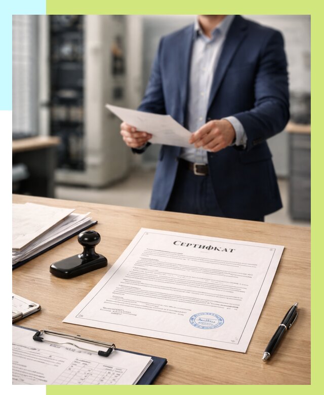 Сертификат на оборудование в Верхнем Уфалее от 15351 р. | Алешин-Врф