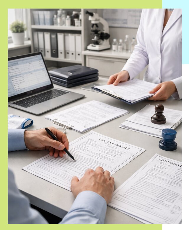 Оформление сертификата GMP в Верхнем Уфалее для фармпроизводства