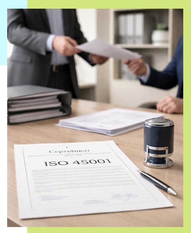 Сертификат ISO 45001 в Верхнем Уфалее под ключ от 46053 р. | Алешин-Врф