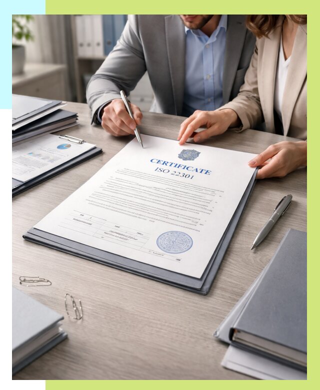 Сертификат ISO 22301 в Верхнем Уфалее от 46053 р. | Алешин-Врф срочно