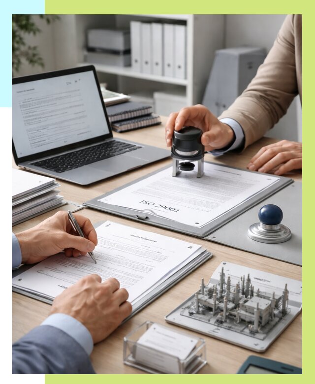 Сертификат ISO 29001 в Верхнем Уфалее под ключ от 76755 р. | Алешин-Врф