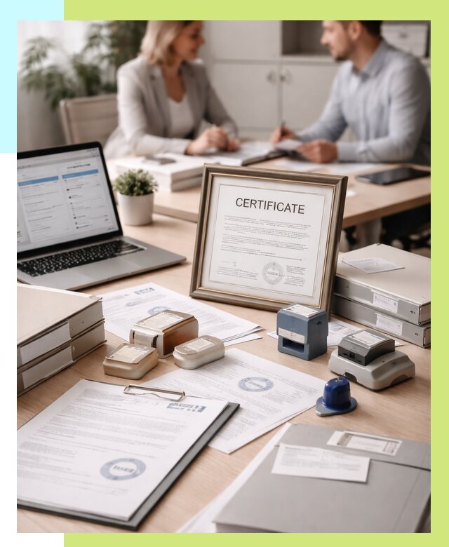 Сертификация компании в Верхнем Уфалее от 46053 р. | Алешин-Врф — заказ